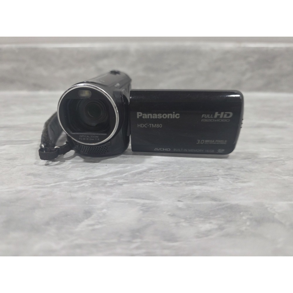 Panasonic HDC-TM80 16GB High Definition Camcorder - Works Great